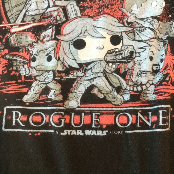 Funko Pop Star Wars Rogue One T Shirt Smugglers Bounty Exclusive Size Small - Picture 11 of 11